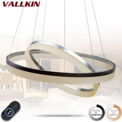 Modern Circle LED Bedroom Pendant Lights Hanging Lamp Suspension Luminaire Acrylic Pendant Lighting for Restaurants Bar Lamps