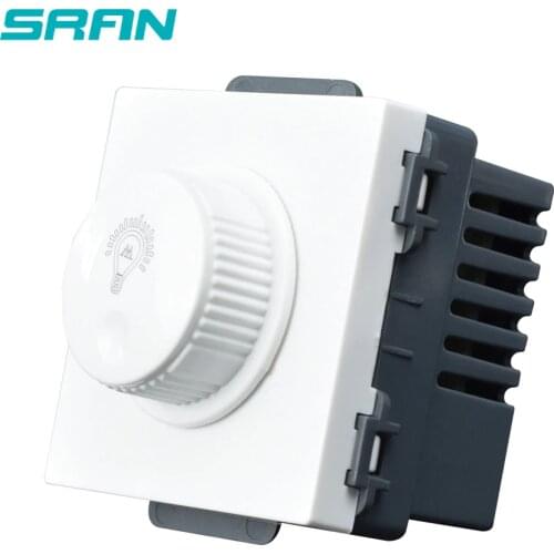 SRAN 52*52 LED Dimming Switch Socket Function Module Accessories Suitable For 86*86mm Panels