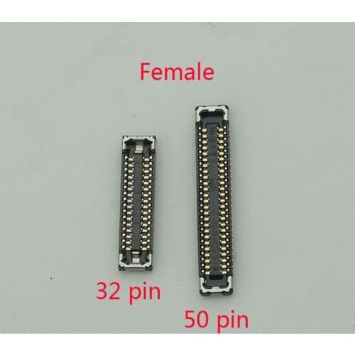 50pcs USB Charging Port FPC connector For Huawei P30 Pro P30Pro charger Logic on motherboard mainboard flex cable 50pin 32pin