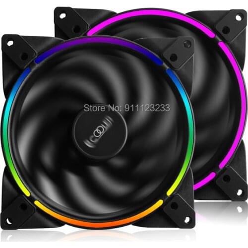 Pccooler Haoyue 140mm RGB chassis fan, 5V3PIN/12V4PIN chassis cooling fan, AURA Shenguang synchronization