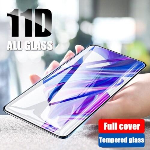 11D Full Cover Tempered Glass on For Huawei Honor 9X Pro 8X Screen Protector Film For Honor 9 Lite 7X 6X 8A 8S Protective Glass