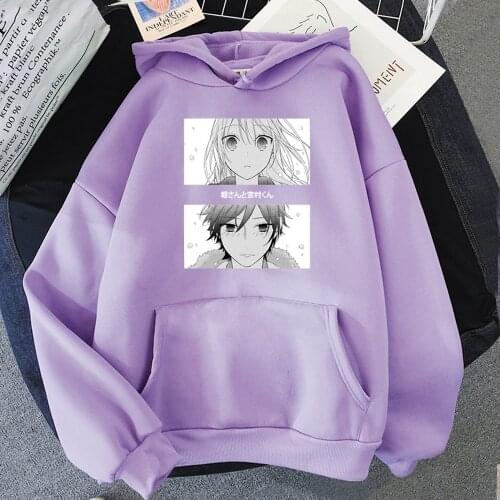 Hoodies Women Aesthetic Oversized Sweatshirts Horimiya Hori and Miyamura Couple Clothes Punk Style Unisex Streetwear Harajuku 12