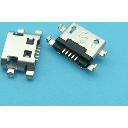 100pcs Micro mini USB Charging data Port jack socket Connector for Lenovo A708t S890 for Alcatel 7040N / for HuaWei G7 G7-TL00
