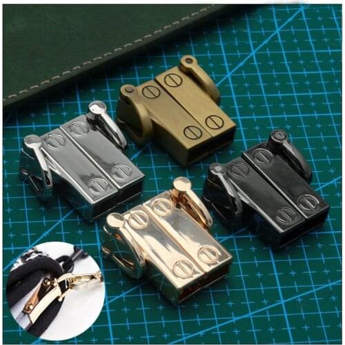 2pcs Side clip lug buckle ear buckle Hardware accessories For Women hangbag shoulder bag Sewing Bags Accessories