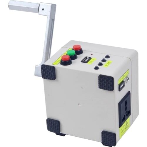 220V Small-scale Hand Crank Generator Portable Power Supply Emergency Charger