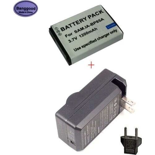 Banggood 3.7V 1200mAh IA-BP85A BP-85A BP85A BP 85A Digital Camera Battery for Samsung ST200 ST200F PL210 WB210 SH100