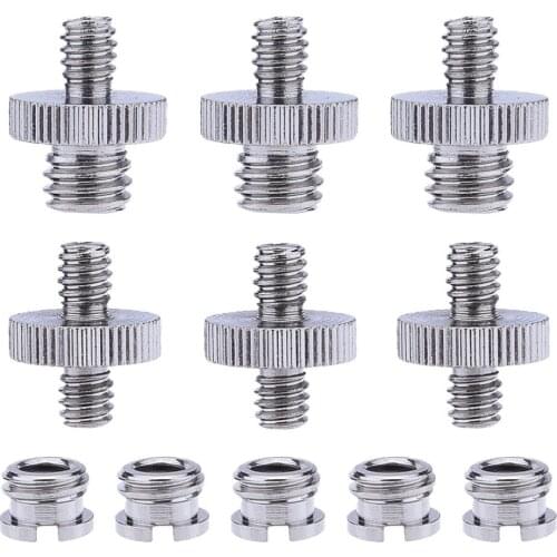 Inch 3/8 inch Converter Threaded Screw Adapter Mount Set Camera/Tripod/ Monopod/Ballhead/ Light Stand