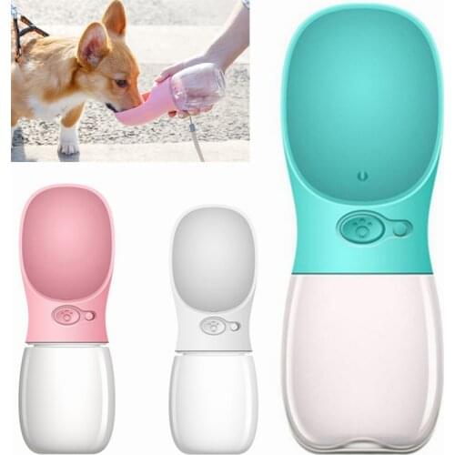 350/550ML Travel Pet Dog Bottle Portable Dog Water Bottle For Small Large Dogs Drinking Bowl Outdoor Puppy Pet Feeder Dispenser