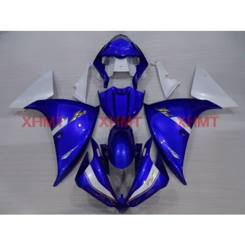 For YAMAHA YZFR1 2012 - 2014 Fairing Kits for YAMAHA YZFR1 12 13 Motorcycle Fairing YZF1000 R1 2014 Blue White Bodywork