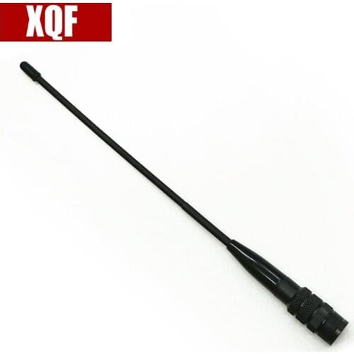 XQF 10PCS BNC Dual Band VHF/UHF144/435MHz Antenna Male for ICOM IC-R10 two way radio cb radio yaesu antena zte lte antenna