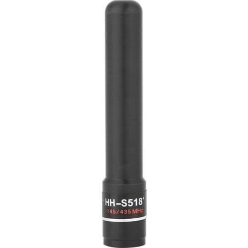 SOONHUA HH S518 SMA Male 144 430MHz High Gain Dual Band Short Antenna Two Way Radio Aerial For Vertex iCOM iRadio BAOFENG KSUN