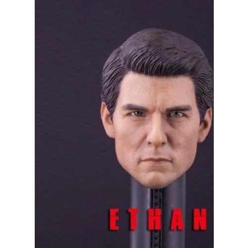 Pre-sale PVC Male Soldier Head Carving Model 1/6 Ethan Head Sculpt Fit 12'' Action Figure Body