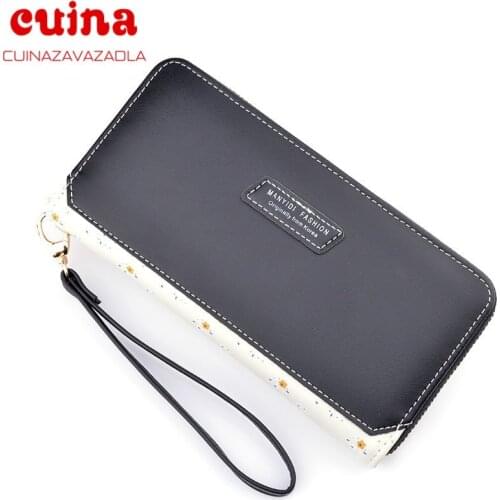 New Fashion Phone Purse Women Wallet Big Female Pu Leather Brand Retro Ladies Long Woman Wallets Card Clutch Zipper