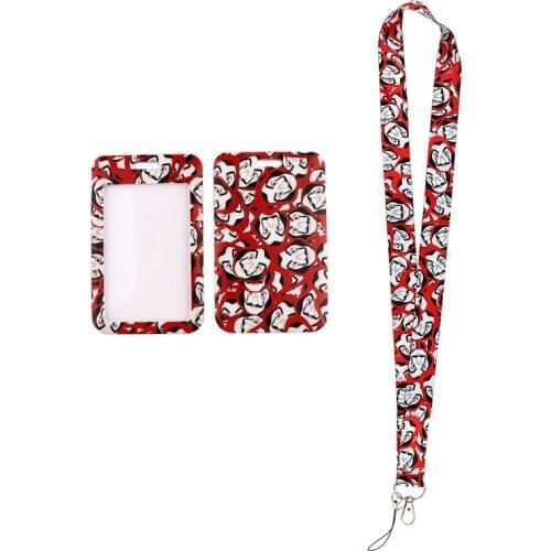MD1091 DMLSKY Banknote House TV drama Neck Strap Lanyard for key Card Mobile Phone badge holder DIY Hang Rope With Card Holder