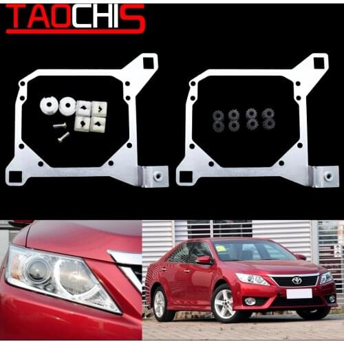 Car Styling Frame Adapter Module Set DIY Bracket Holder for Toyota Camry 2012 Hella 3r 5 Projector Lens