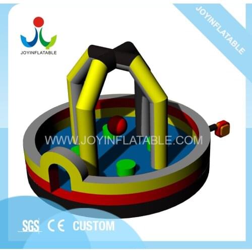 Adults Sports Inflatable Gauntlet Challenge Inflatable Wipeout Ball Game Interactive Wrecking Ball Jousting