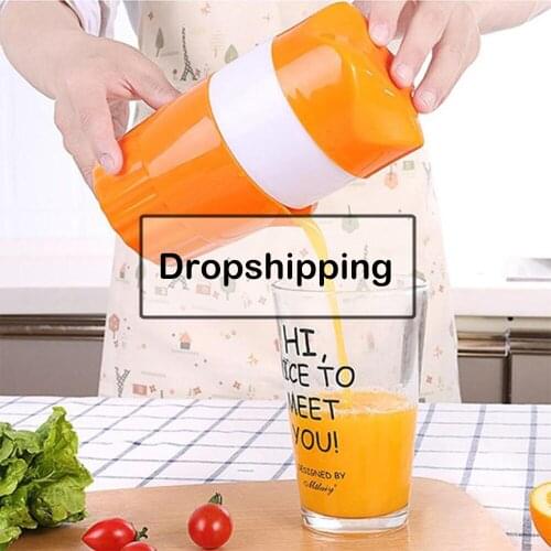Portable 300ml Manual Lemon Juicer Orange Citrus Squeezer Fruit Coffee Cup Baby Fruits Food Mills Dropshipping