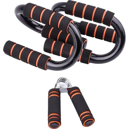 Push Up Bars with Bands Resistance Workout Sets for Women Hand Grips Exercise Equipment for Home