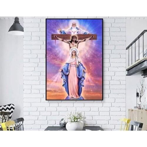 Jesus Cross Religious 5d diy Diamond Paintings Full Rhinestone Embroidery Diamond Mosaic Kit Cross Stitch Wall Home Decor FG2122