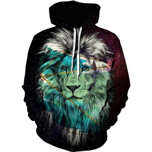 3D Printed Tiger Hoodies Men Women Casual Hoodie animal lion Sweatshirts Mens Pullovers Animal Tiger 3D Boys Girl Tops jacket