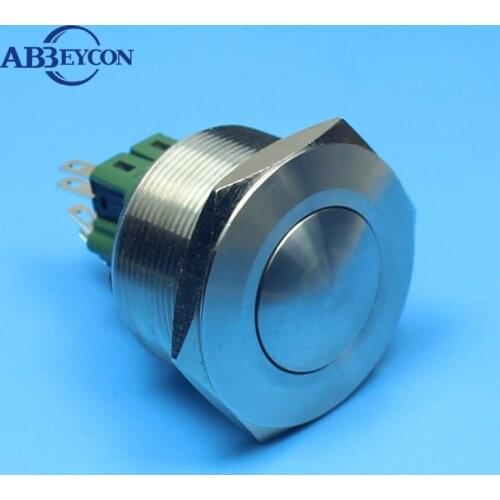 TY 3003F stainless steel metal domed head 30mm momentary waterproof pushbutton
