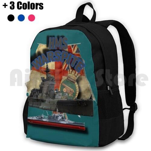Hms Warspite Outdoor Hiking Backpack Riding Climbing Sports Bag Ideas Ships Warships Great Britain England Royal Navy Online