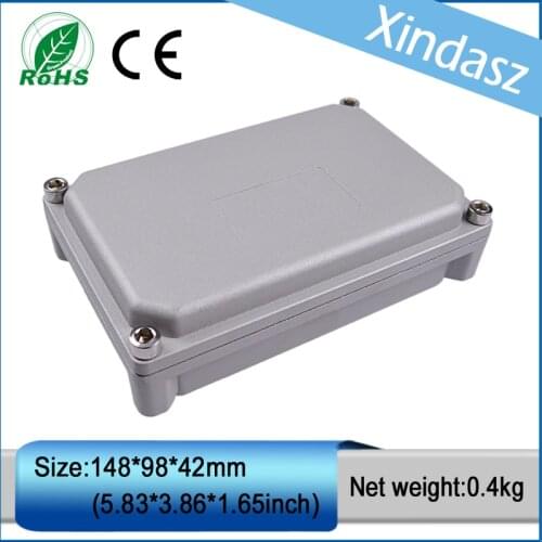 XD-FA58 1pcs in stock IP66 water proof cast aluminum box aluminum die casting enclosure 148*98*42mm