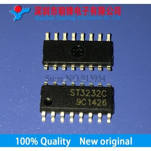 10PCS ST3232CDR ST3232C SOP-16 New original