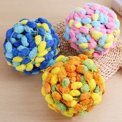 125g Ball Yarn DIY Handmade Knitting Wool Acrylic Crochet Yarn For Knitting Carpet Mats Cushion Yarns Bobo Ball Scarf Cushion