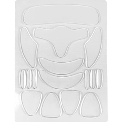 Q1QD 16PCS Reusable Silicone Anti-wrinkle Face Forehead Sticker Cheek Chin Sticker Facial Eye Patches Wrinkle Removal Face