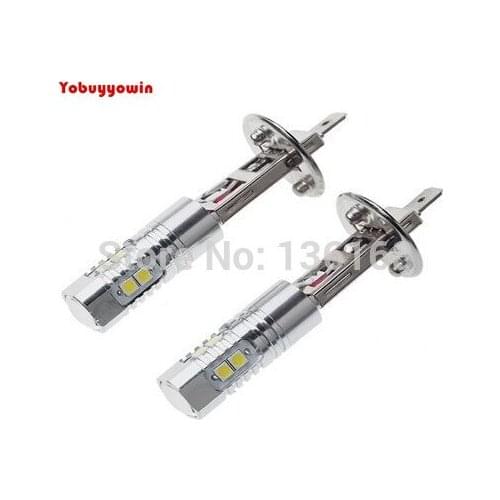 2 Pcs Par De Lampada H1 10 Leds Cree chips 50w - Frete Gratis Branco Nevoeiro Feixe De Estrada