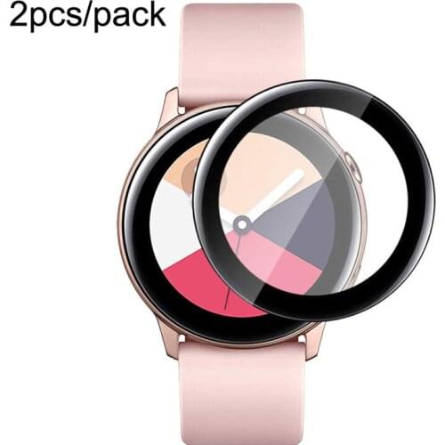 2pcs Galaxy Watch Active 2 PET film For Samsung galaxy active2 44mm 40mm 3D Full Screen Protector Film Active2