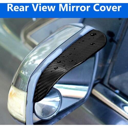 2pcs Car Side Rear View Mirror Rain Eyebrow for Toyota 86 GT86 FT86 Scion FR-S Corolla C-HR Rav4 Yaris