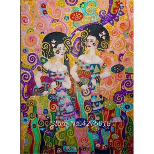 5D DIY Diamond Painting "Gustav Klimt" Wholesale Full Square/Round Rhinestone Embroidery Mosaic diamond for new year gift YG600