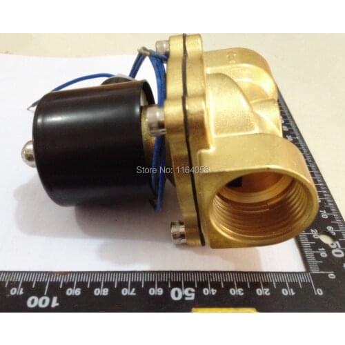 1pcs 2way2position AC220V 1" BSP Electric Solenoid Valve Water Air N/C Gas Water Air