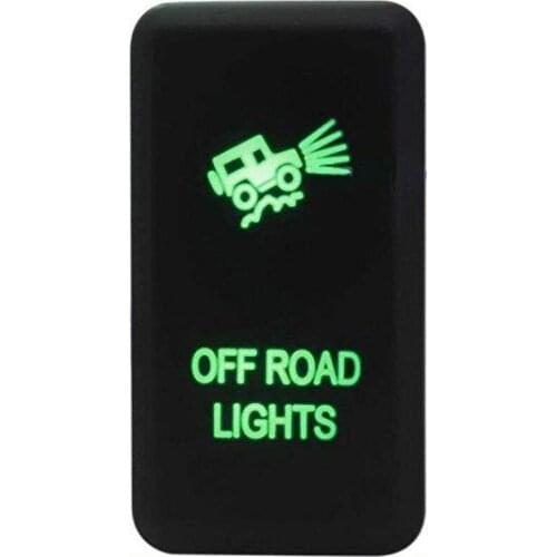 OFF ROAD LIGHTS Push Switch Button LED with Wires For Land Fortuner Tacoma