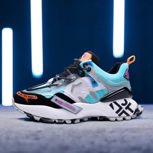 Brand Men Air Cushion Sneakers Rubber Skidproof Outsole Running Shoes Breathable Mesh Orange Vamp Male Sports Jogging Shoes