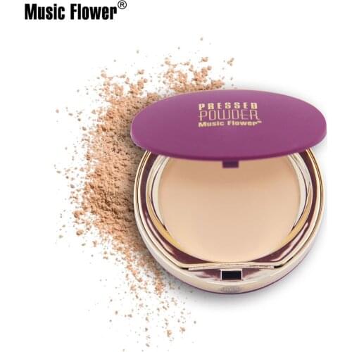 Music Flower Powder Long-Lasting Finishing Powder Concealer White Trimming Dry Powder New Products Makeup Cosmetic Gift M4093