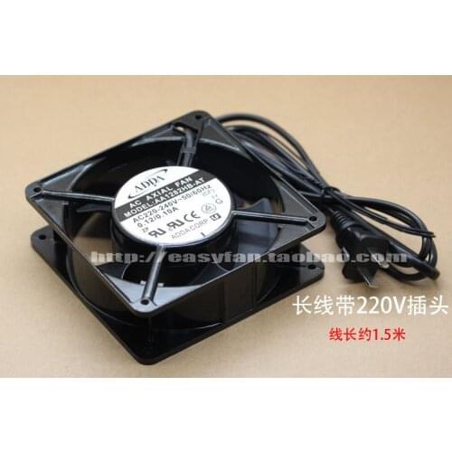 ADDA AC 220-230V 50/60Hz 0.12/0.10A 120x120x38mm Server Cooling Fan
