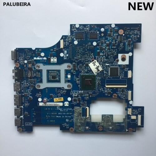 PALUBEIRA High Quality For Lenovo G570 Laptop Motherboard PIWG2 LA-6753P HM65 PGA989 DDR3 HD6370 512M 100% Tested