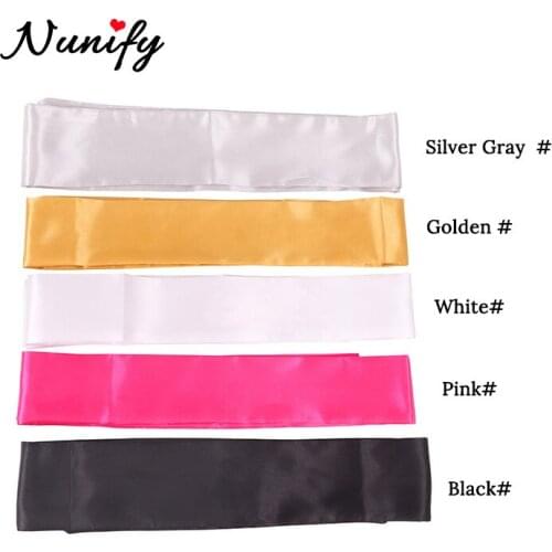 Nunify 1-2Pcs/Lot Edge Scarf Satin Edge Laying Scarf For Women Lace Frontal Wigs Edge Wrap For Wigs Non Slip Hair Wrap