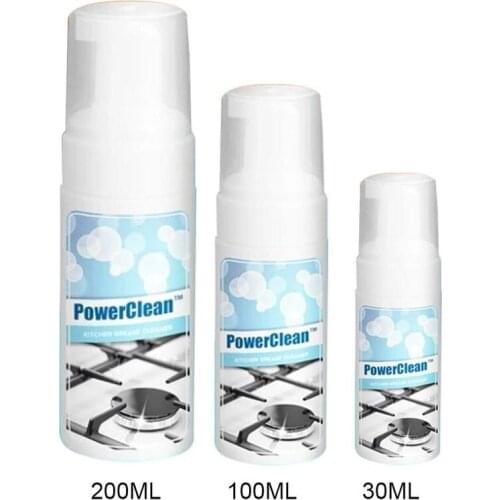 PowerClean Grease Cleaner Cleaning Kitchen Grease Cleaner All-Purpose Rust Cleaner Bubble Household Cleaning 30/100/200ml