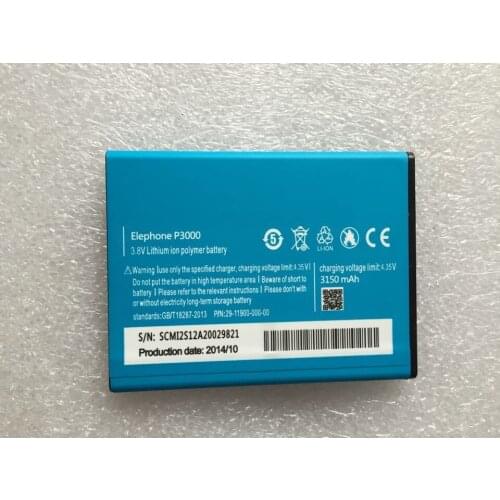 XVCAN Elephone Batteries China