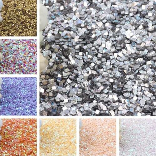 10g/bag Ultra-thin Glitter 2mm Square Sequin PVC Loose Sequins Paillettes for Party Crafts DIY Nail Arts Wedding Decor Confetti