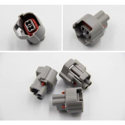 100pcs/lot 2 Pin/Way Fuel Injector Bottom Slot Female Connector Plug NEW EFI For Subaru Mazda Honda Nissan 6189-0039 Sumitomo