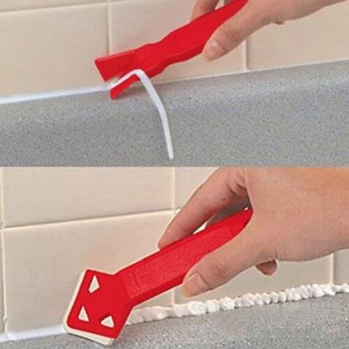 2 pcs Scraper squeegee floor tool scraper floor cleaner corner brick glass glue residue remove shovel tool