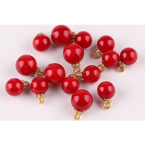20pcs Handmade diy hair accessories material pearl crown pendant accessories pendant
