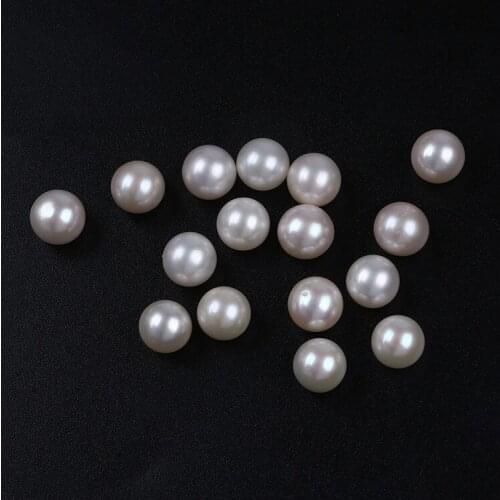 Natura White 10-11mm Edison Round Loose Beads For Making Necklace And Earrings