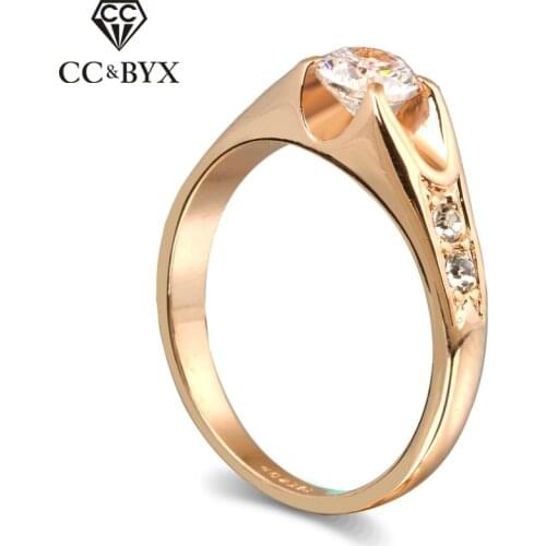 CC Trendy Jewelry Rings For Women Fashion Classic Design Engagement Bridal Wedding Ring Accessories Bijoux Femme CC1067