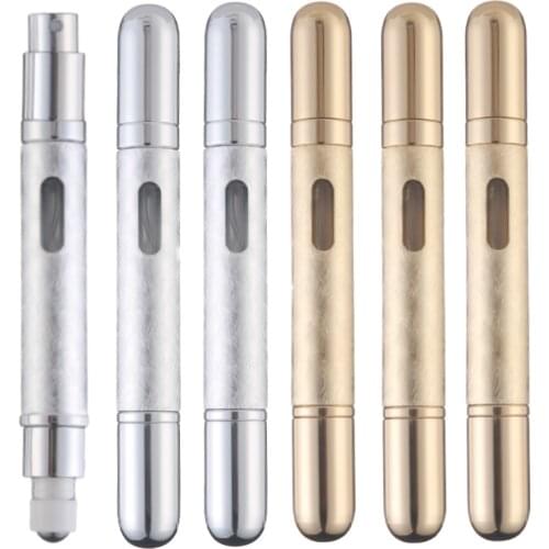 MUB Dual-use Perfume Spray Bottle Essential Oil Roller Bottle Empty Aluminum Cosmetic Container Atomizer for Perfume for Travel